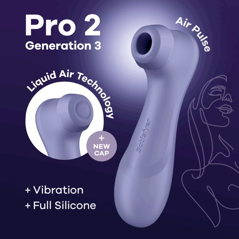 Satisfyer Pro 2 Gen 3 Clitoral Stimulator Lilac - Purple