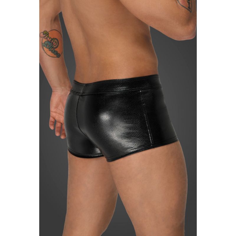 Snake Wetlook Short Shorts 