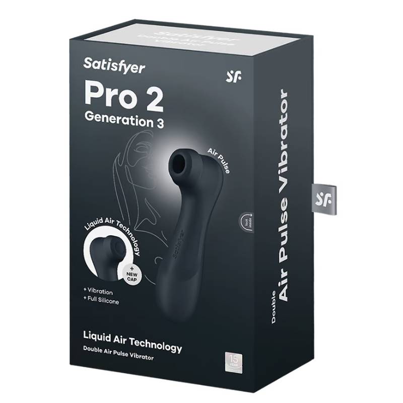 Satisfyer Pro 2 Gen 3 Clitoral Stimulator Black