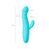 JOS Merry Swirl Rotating Shaft Rabbit Vibrator Blue
