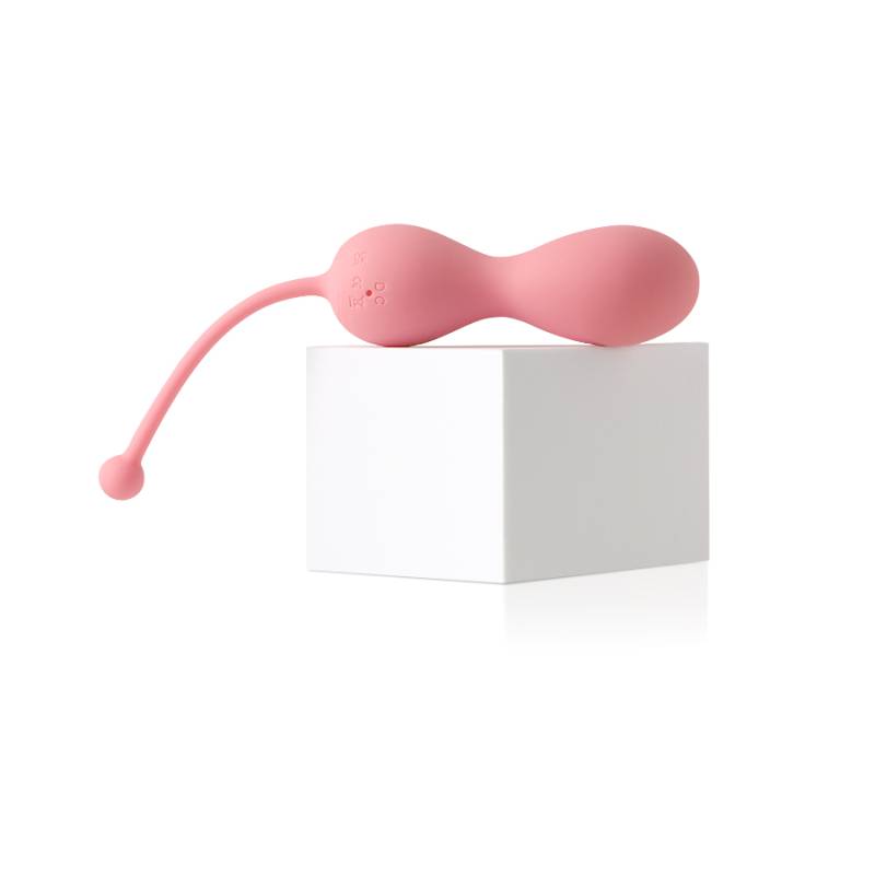 Kegelator Duo Vaginal Balls Come Hither Stimulator with Remote - Pink