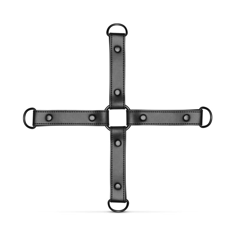 Hogtie with Hand and Ankle Cuffs - Black