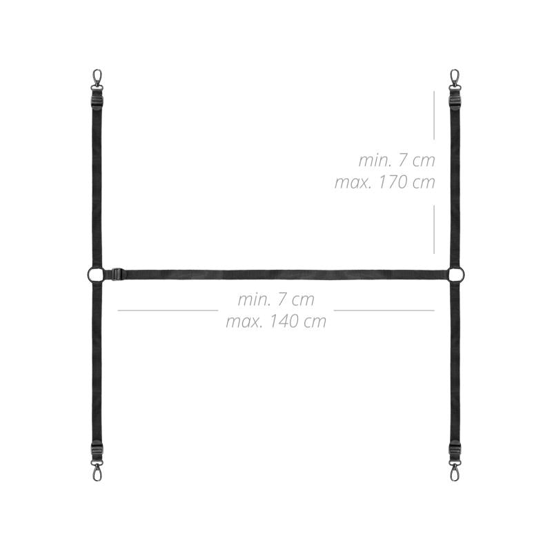 Under The Bed Restraint Bondage Set - Black