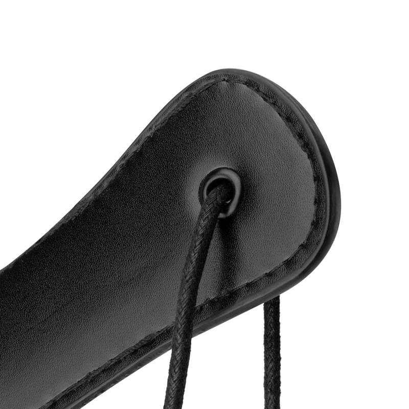 Faux Leather Paddle Black