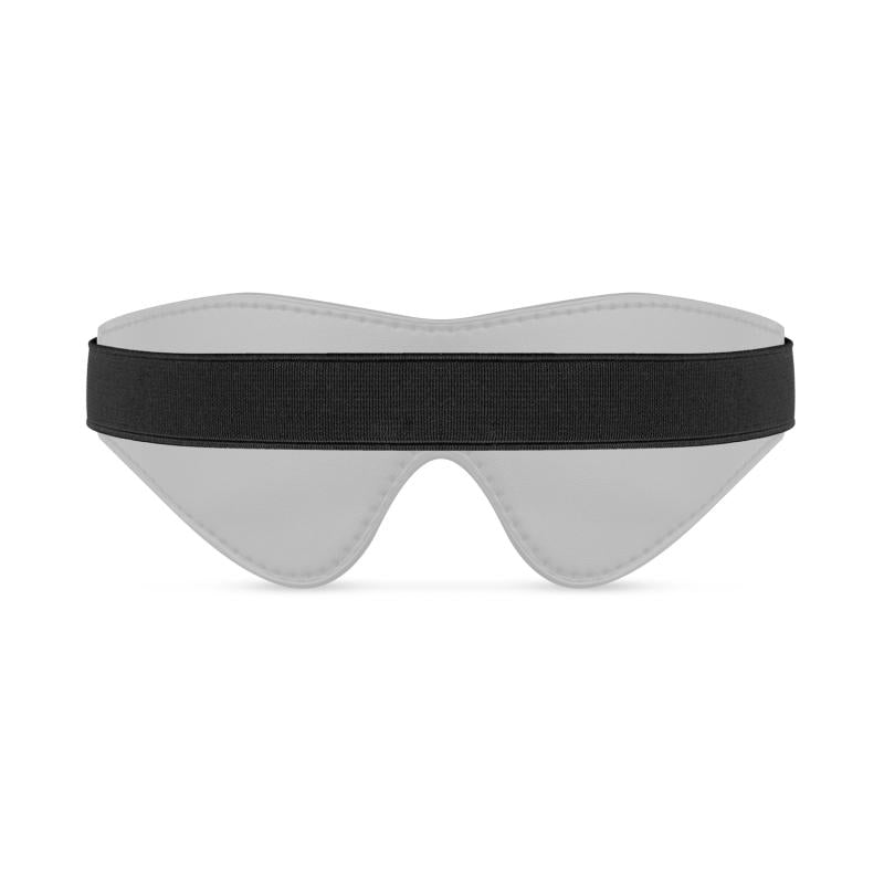 Faux Leather Blindfold Black