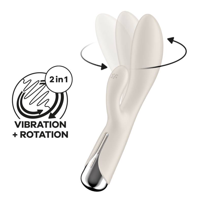 Satisfyer Spinning Rabbit 1 Beige - Beige