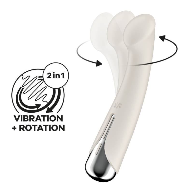 Satisfyer Spinning G-Spot 1 Beige - Beige