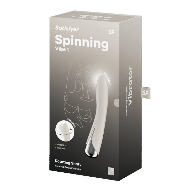 Satisfyer Spinning Vibe 1 Beige - Beige