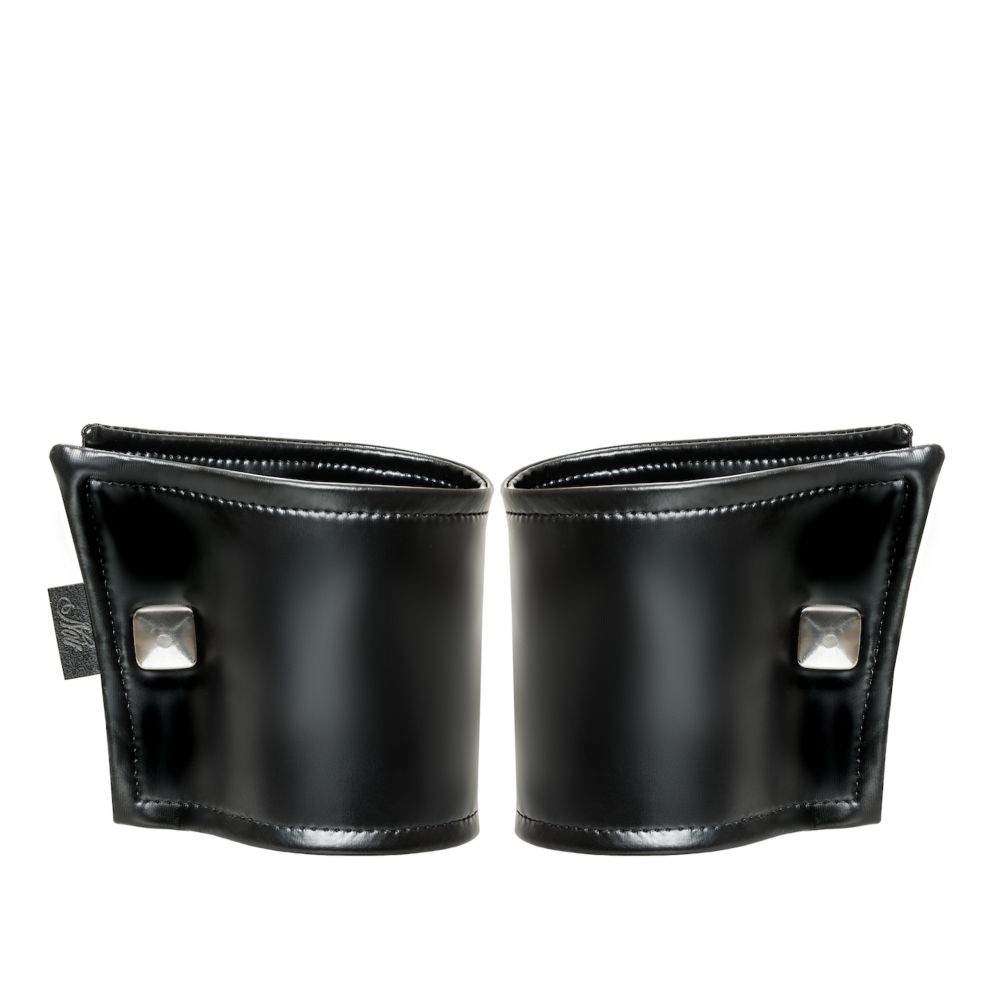 Wrist Wallet Pair with Hidden Zipper  - Black