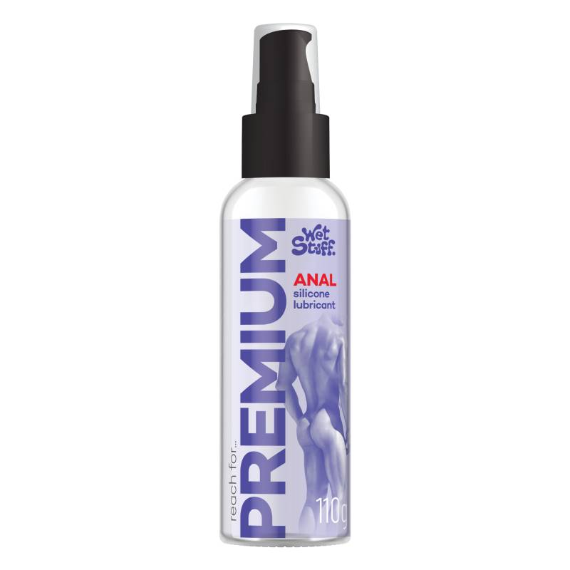 Wet Stuff Premium Anal Silicone Lubricant Pump Top 110g 