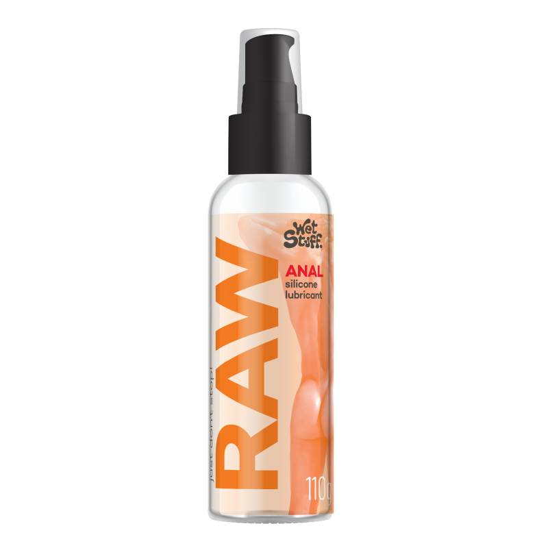 Wet Stuff Raw Anal Silicone Lubricant Pump Top 110g 