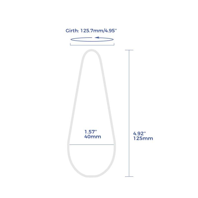 VibeSwirl Drip Shape Rechargeable Vibrator - Teal