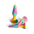 TriPlugs 3 Pc Silicone Anal Training Kit - Rainbow