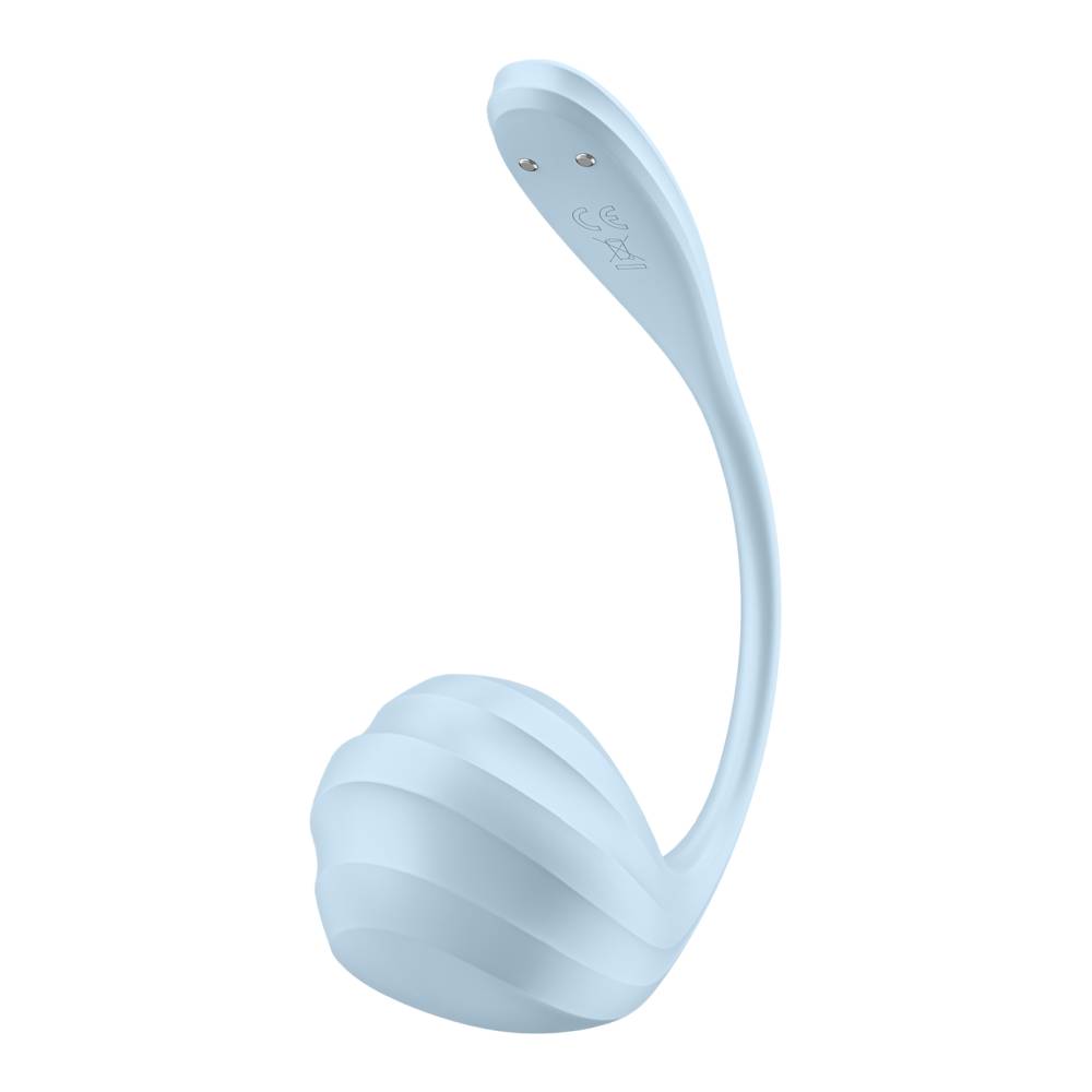 Satisfyer Smooth Petal Wearable App Connect Vibrator Blue