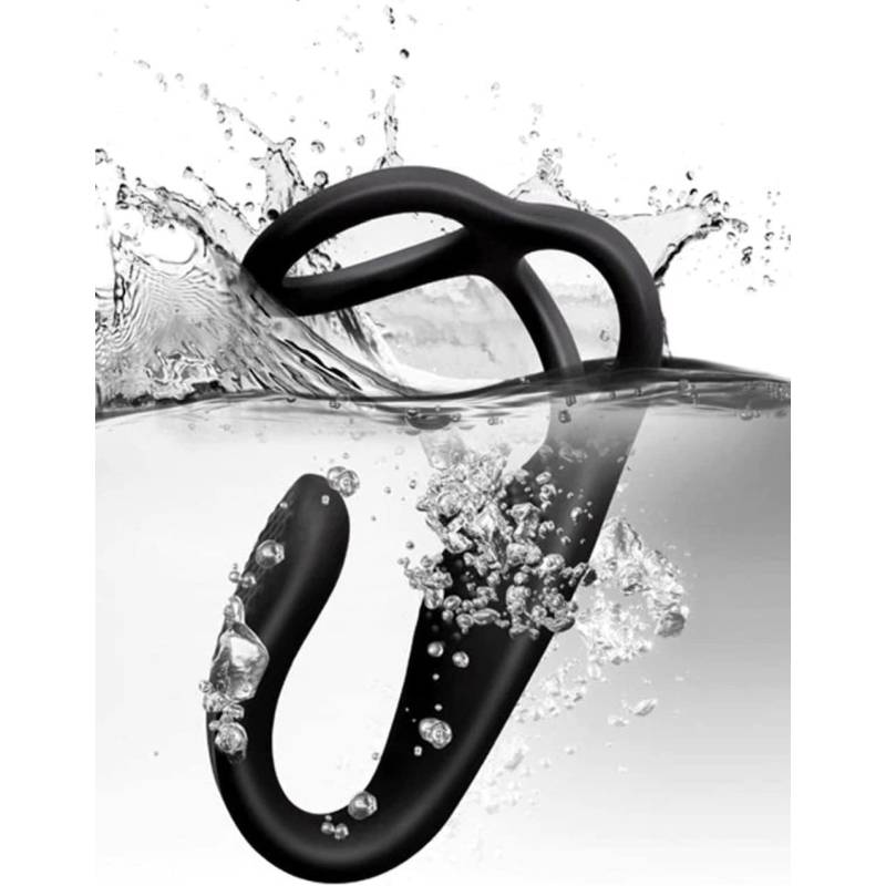 The Vibe - Cock, Ball and Anal Stimulator - Black