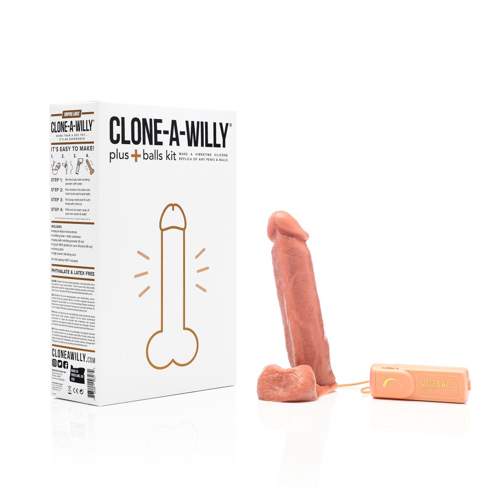 Clone a Willy Plus Balls Kit Medium Skin Tone - Flesh