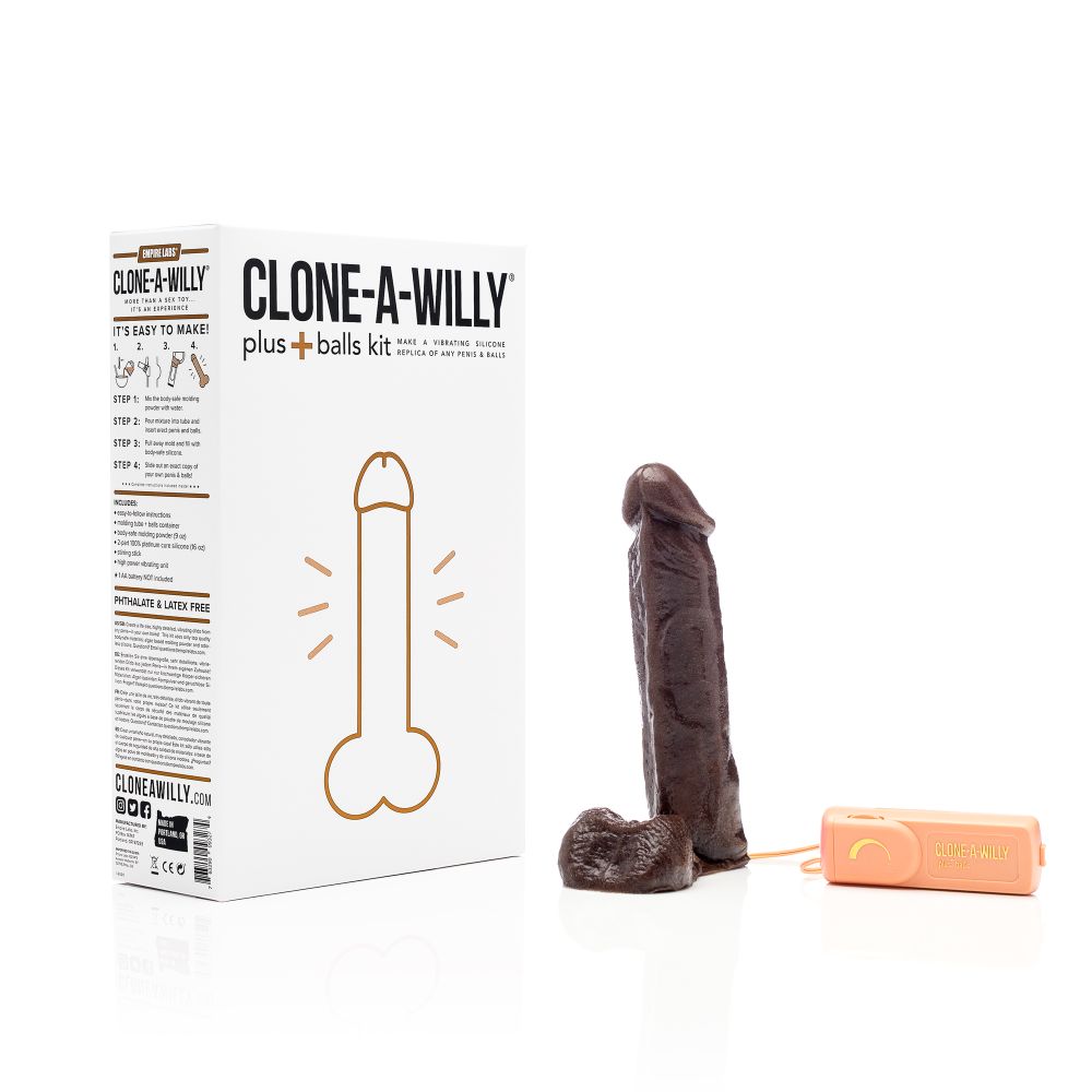 Clone a Willy Plus Balls Kit Deep Skin Tone - Flesh