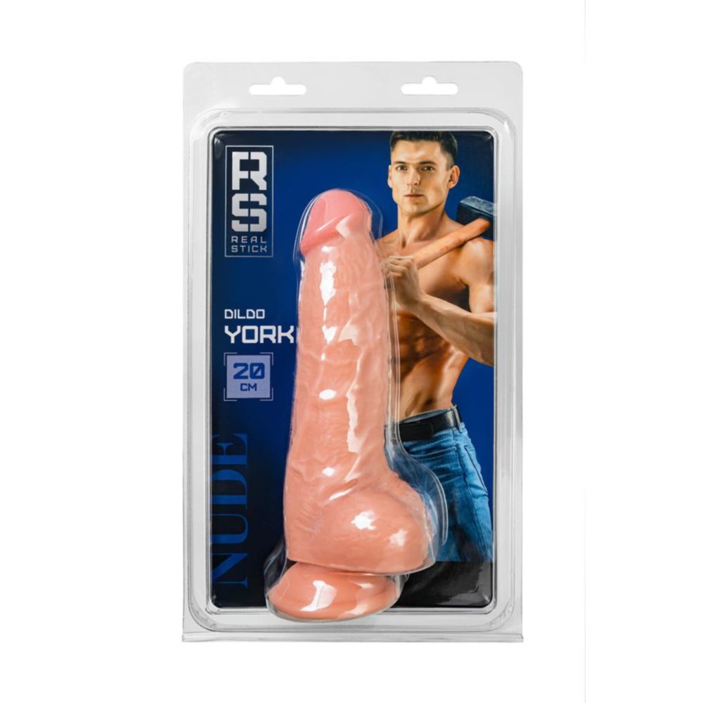 RealStick Nude Dildo York - Flesh