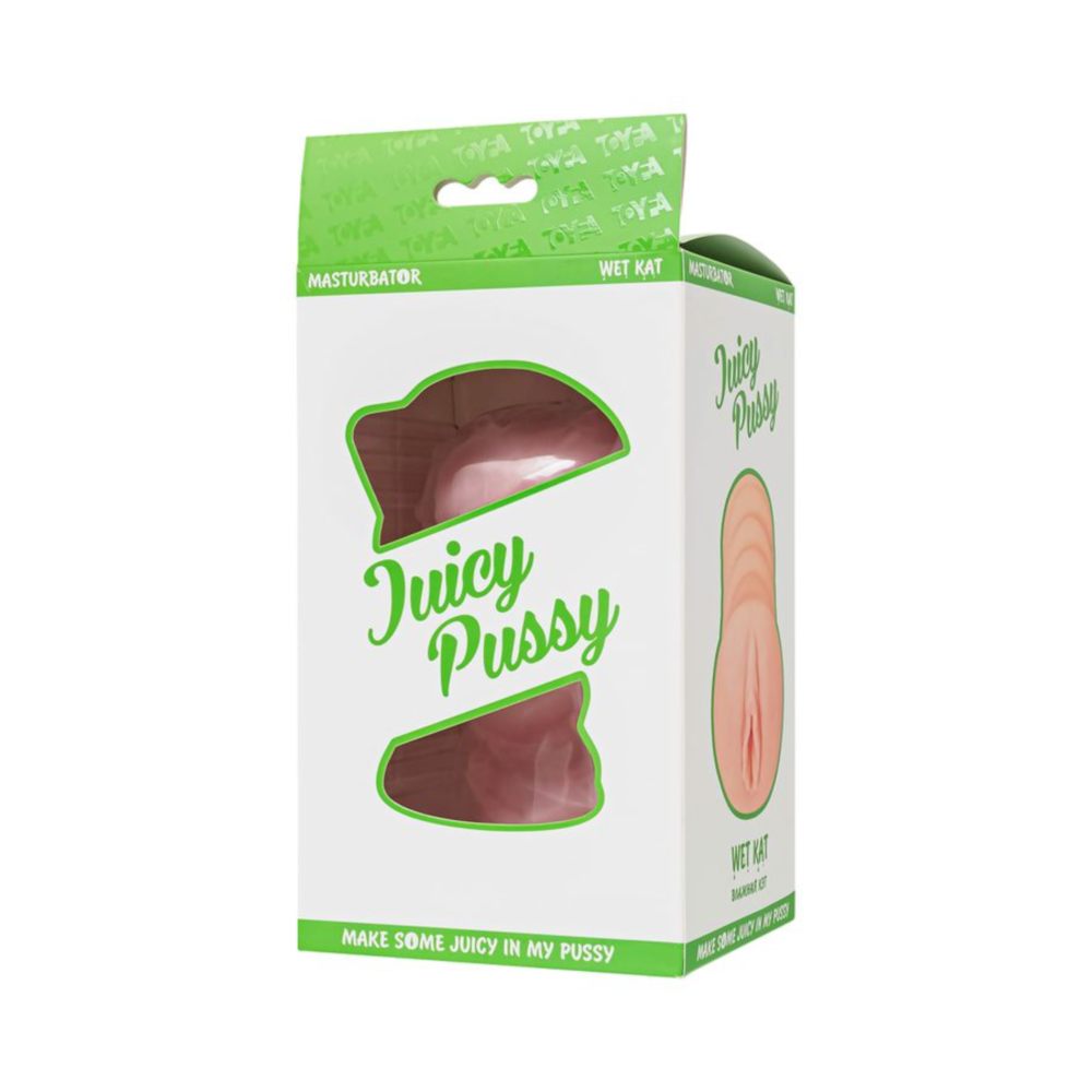 Self Lubricating Masturbator Wet Kat - Flesh