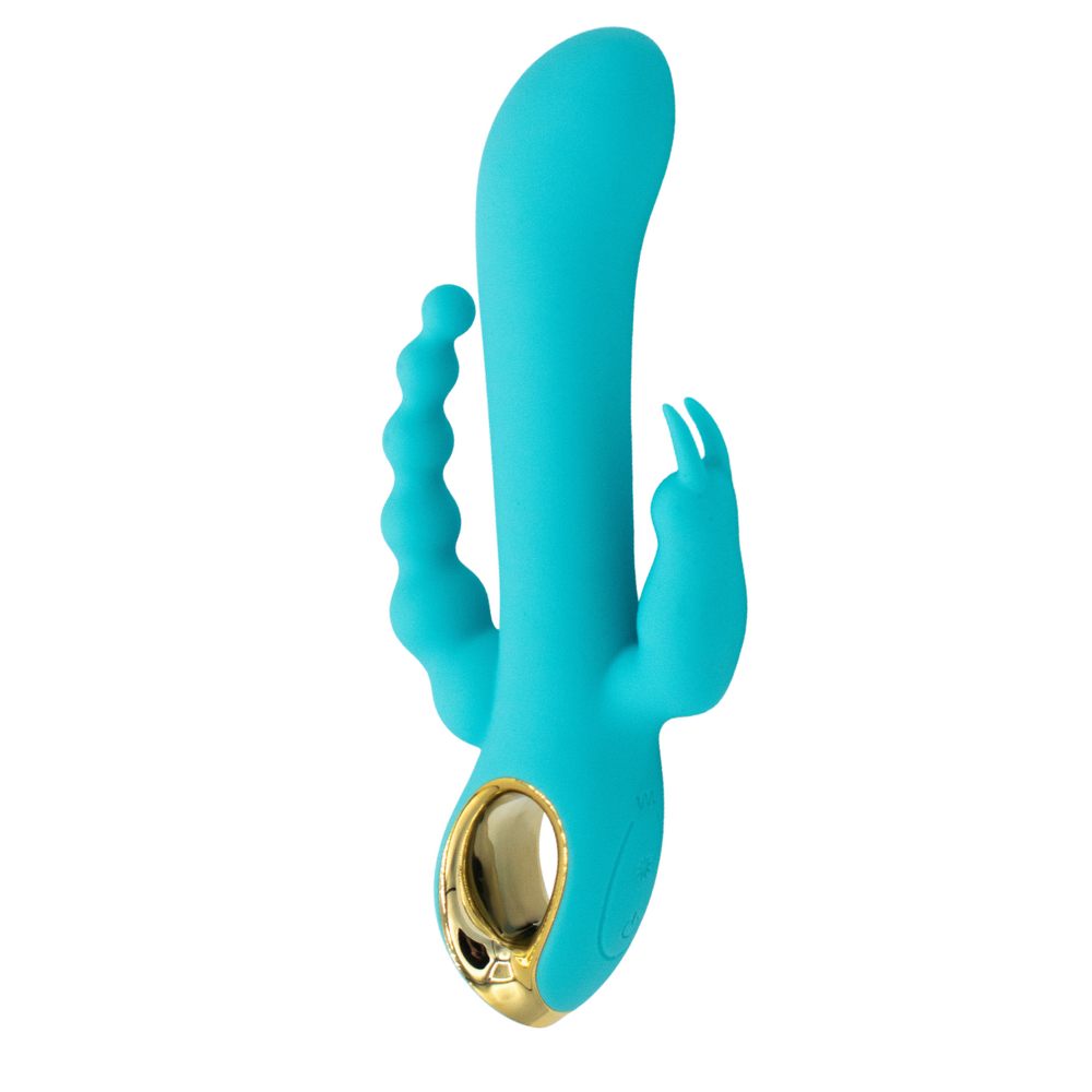 Mighty Magic Clit, G-Spot & Anal Vibrator - Blue