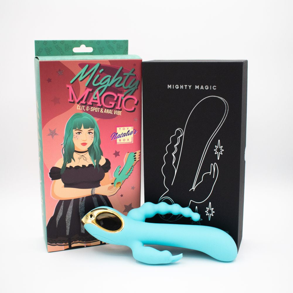Mighty Magic Clit, G-Spot & Anal Vibrator - Blue