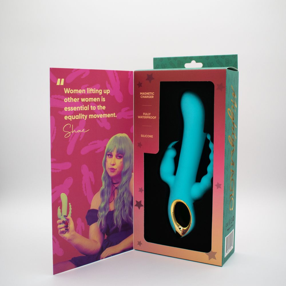 Mighty Magic Clit, G-Spot & Anal Vibrator - Blue