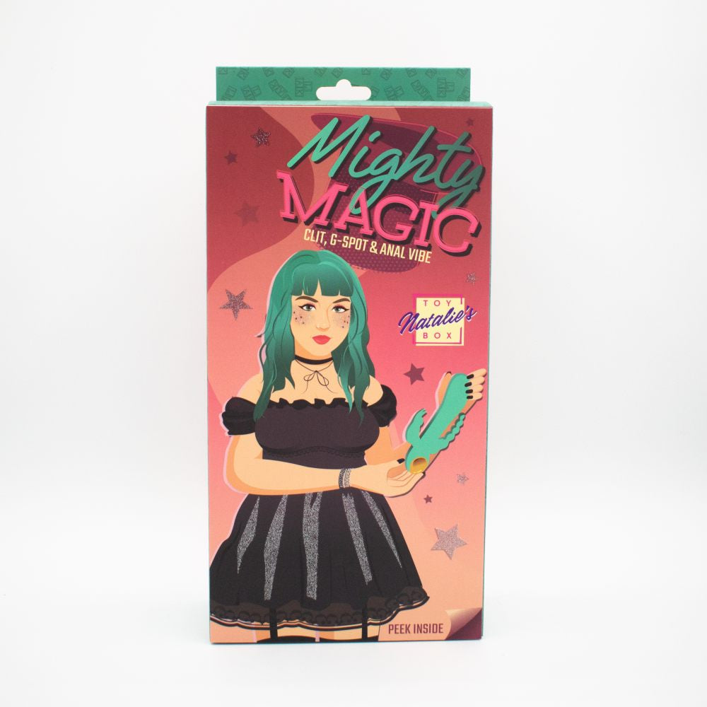 Mighty Magic Clit, G-Spot & Anal Vibrator - Blue
