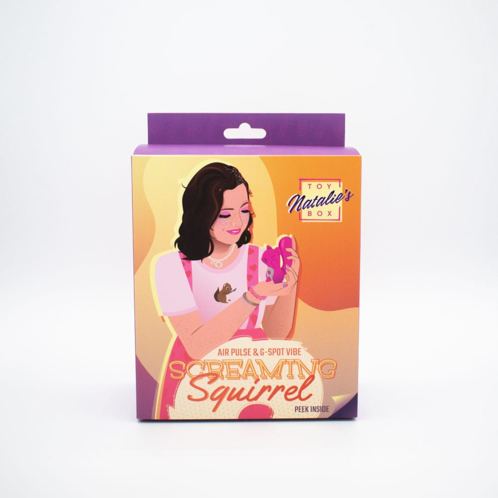 Screaming Squirrel Air Pulse & G-Spot Vibrator - Pink