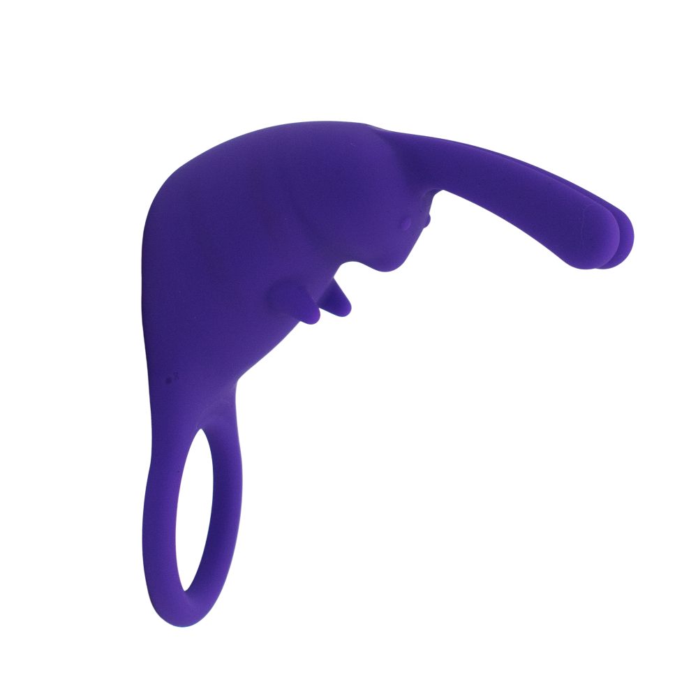 The Cock Hopper Cock Ring & Bullet Vibrator - Blue