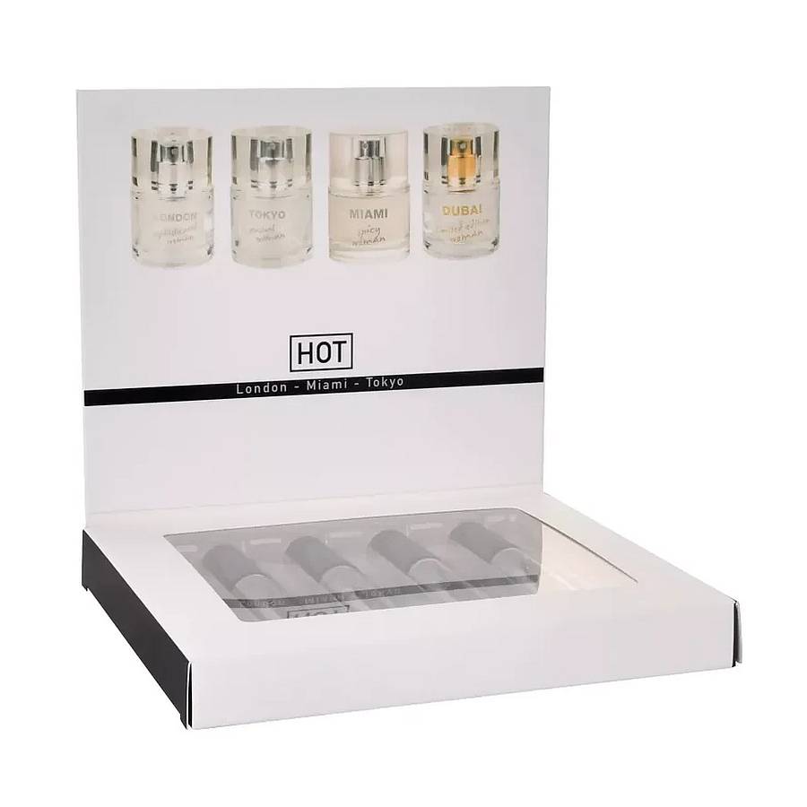 HOT Pheromone Perfume Box Women - 4 x 5ml