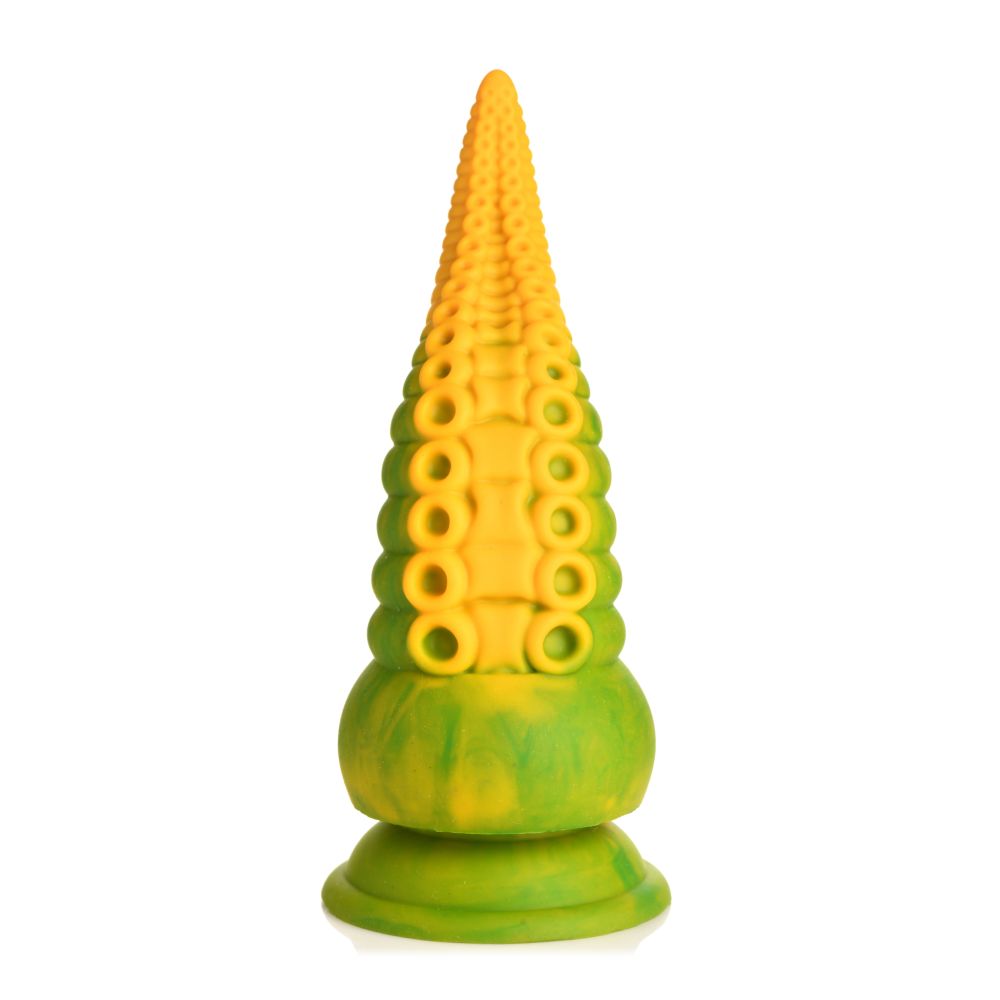 Monstropus 2.0 Vibrating Tentacle Silicone Dildo - Yellow
