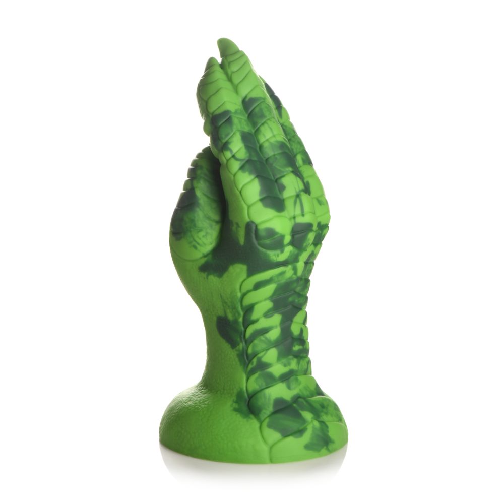 Raptor Claw Fisting Silicone Dildo - Green