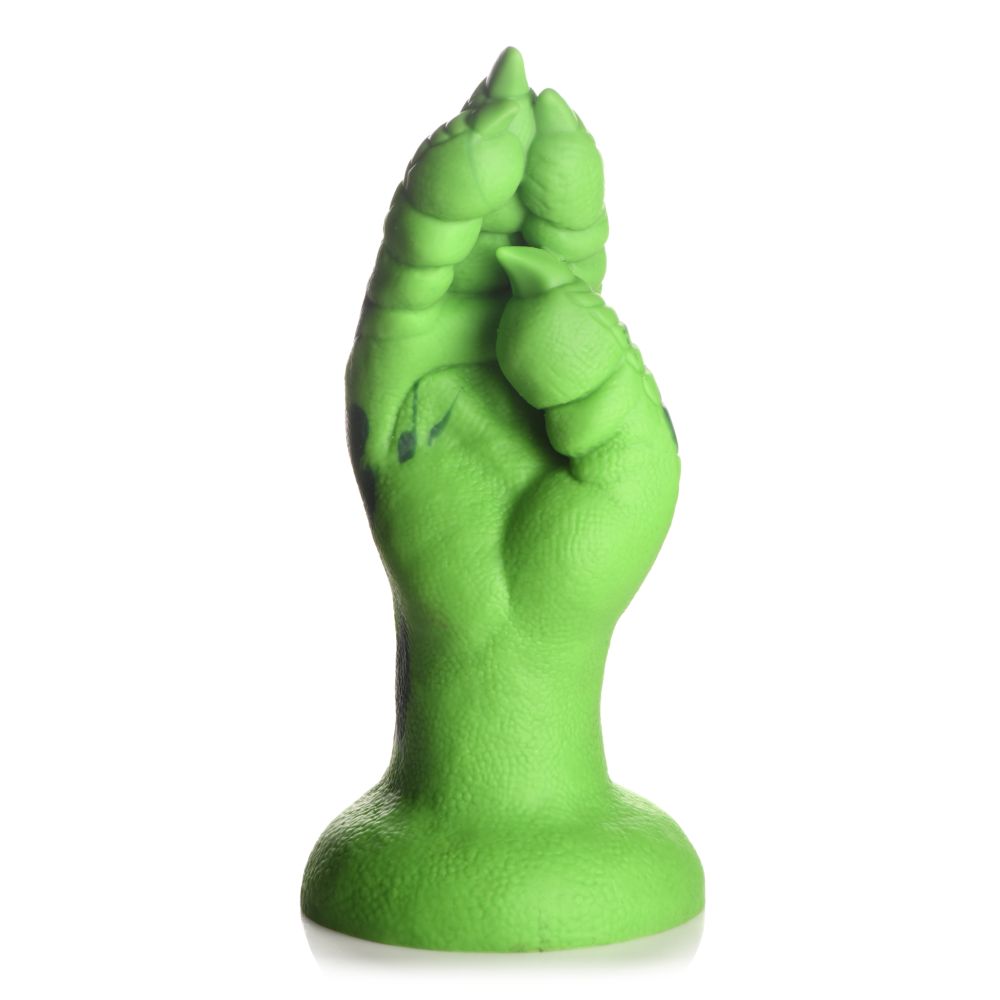 Raptor Claw Fisting Silicone Dildo - Green