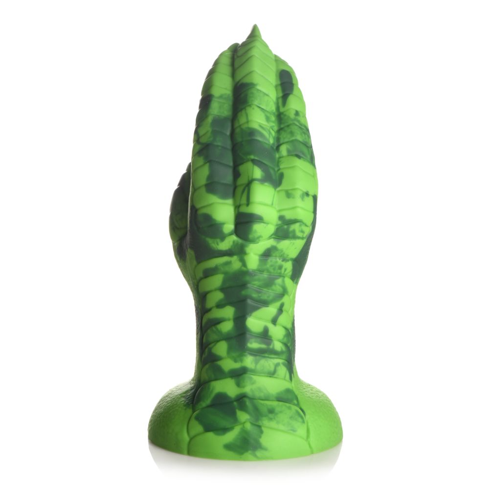 Raptor Claw Fisting Silicone Dildo - Green