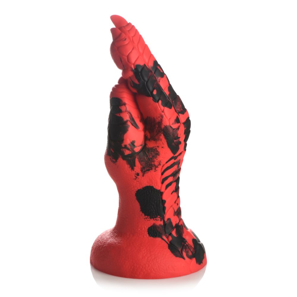 Demon Claw Fisting Silicone Dildo - Red