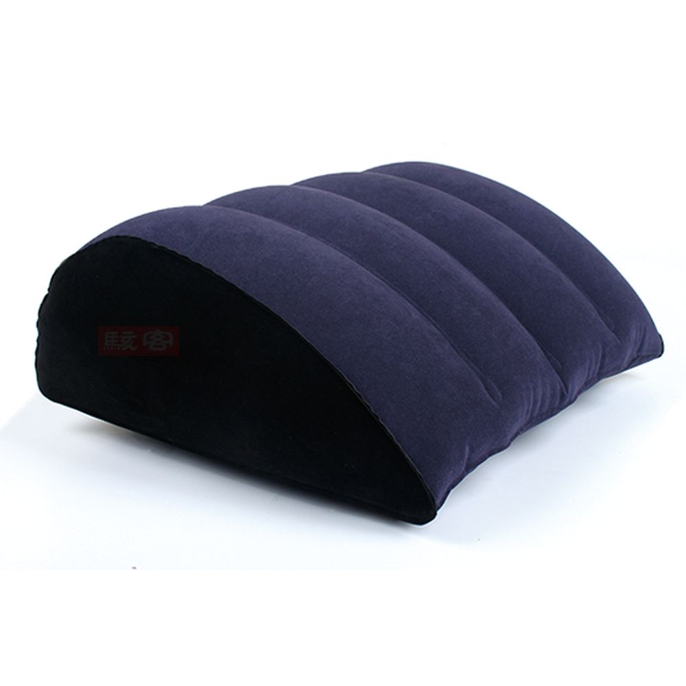 Inflatable Sex Positioning Arc Pillow - Blue