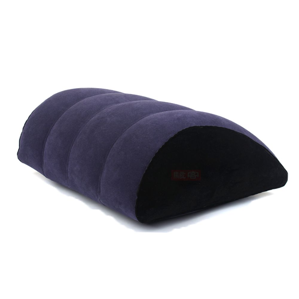 Inflatable Sex Positioning Arc Pillow - Blue