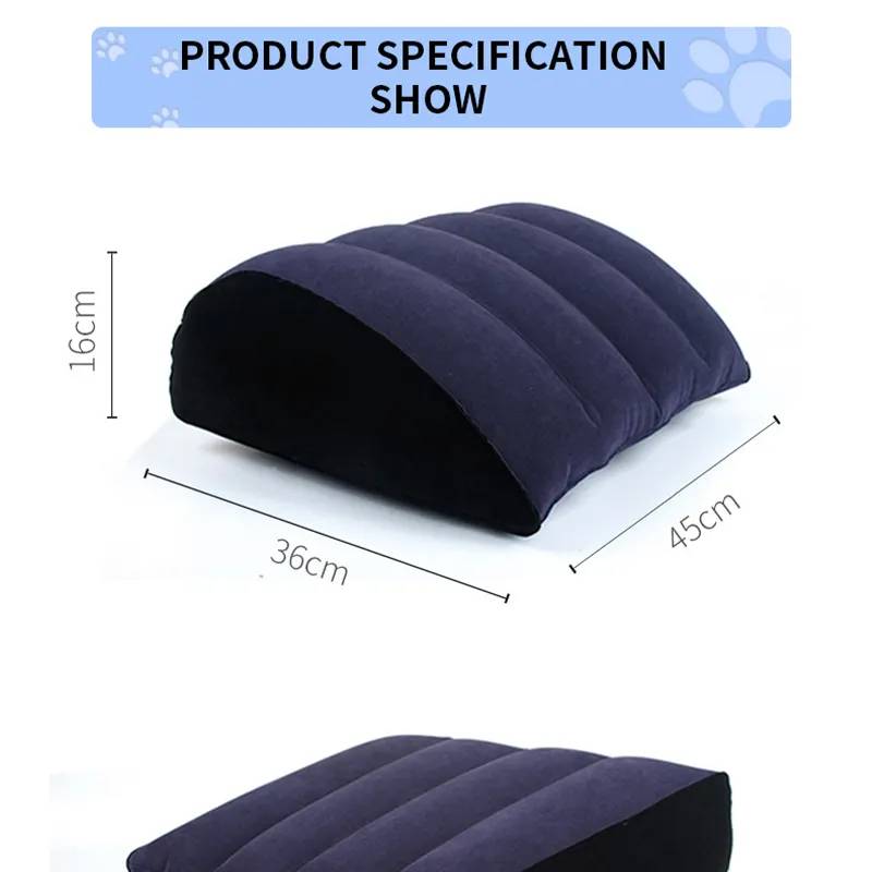 Inflatable Sex Positioning Arc Pillow - Blue