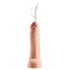 Squirting Dildo 9in with Syringe - Flesh