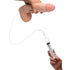 Squirting Dildo 9in with Syringe - Flesh