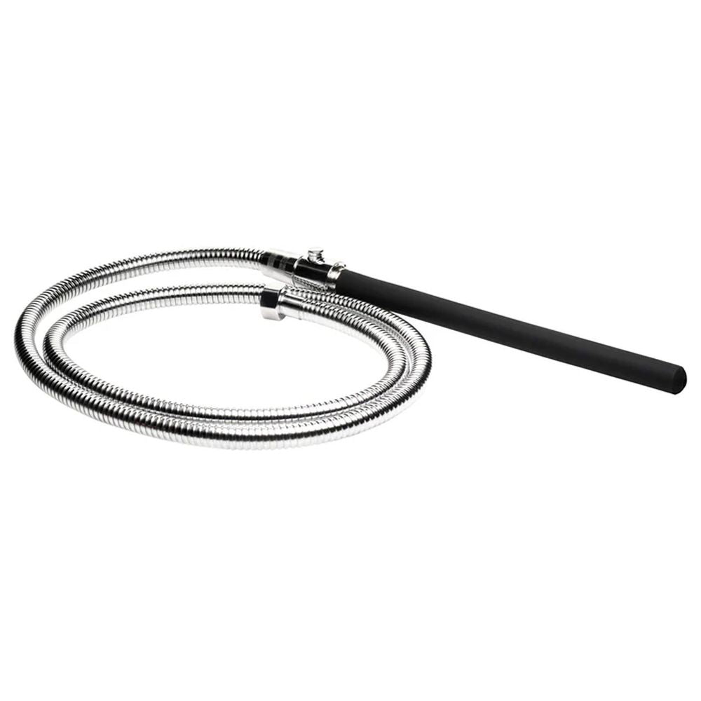 EZ-Flow Silicone Shower Enema Set - Silver