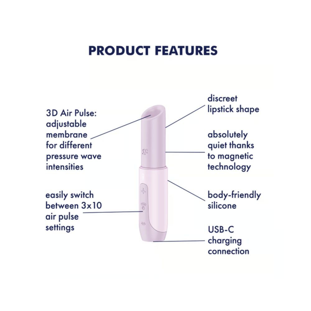 Satisfyer Secret Kiss - Mauve