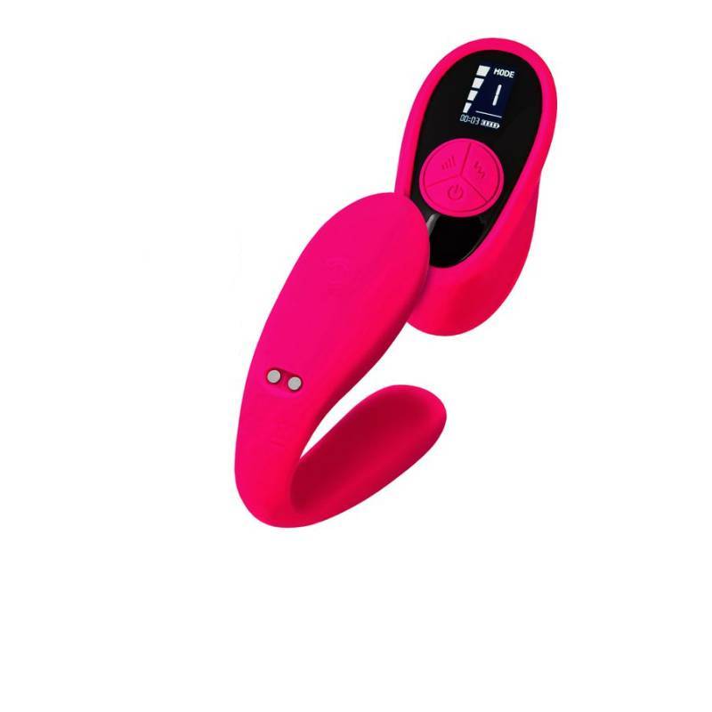 eroTeq Couples Vibrator Dual Motor with Remote - Pink