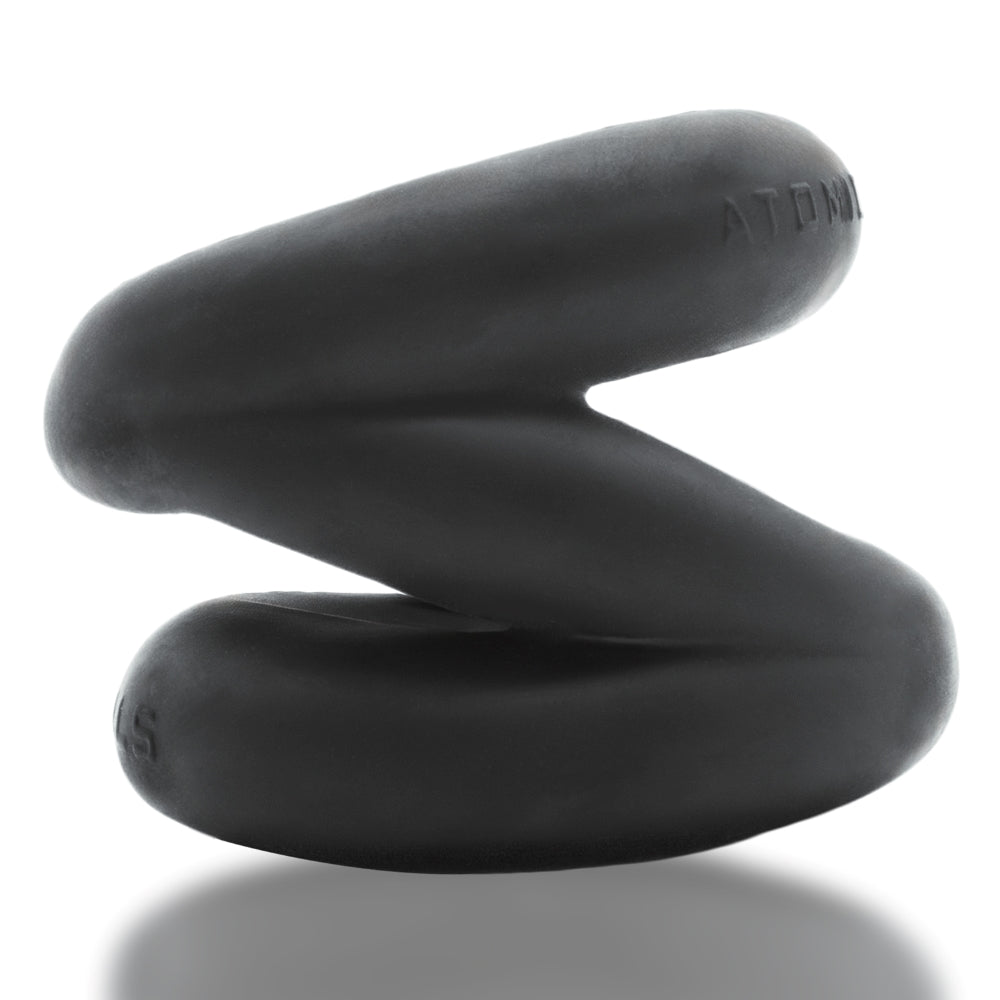 Z-Balls Zig-Zag Cock Ring / Ball Stretcher Night  - Clear