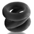 Z-Balls Zig-Zag Cock Ring / Ball Stretcher Night  - Clear