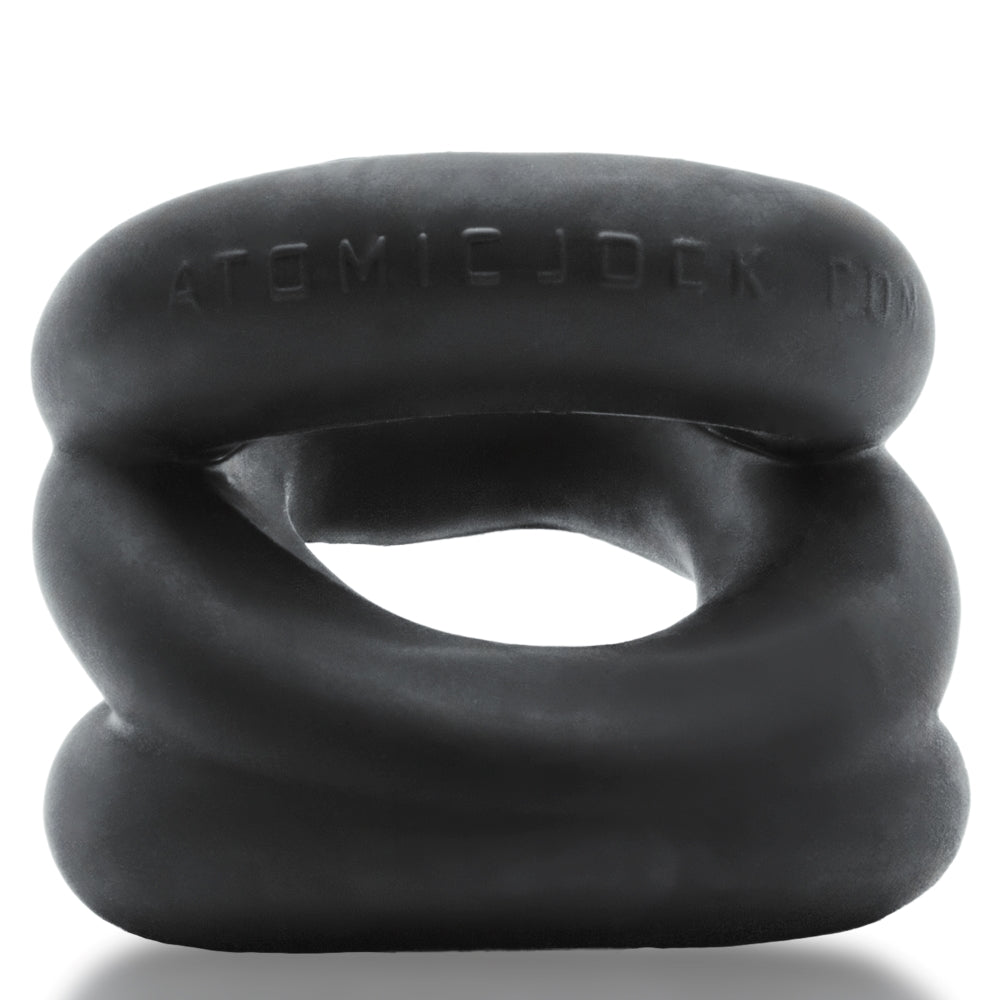 Z-Balls Zig-Zag Cock Ring / Ball Stretcher Night  - Clear