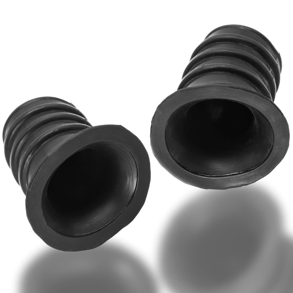 Ribnibs Curved Springy-Ribbed Nip Suckers Night - Clear