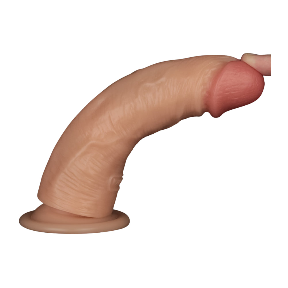 7in Vibrating USB Power Basics Cock - Flesh