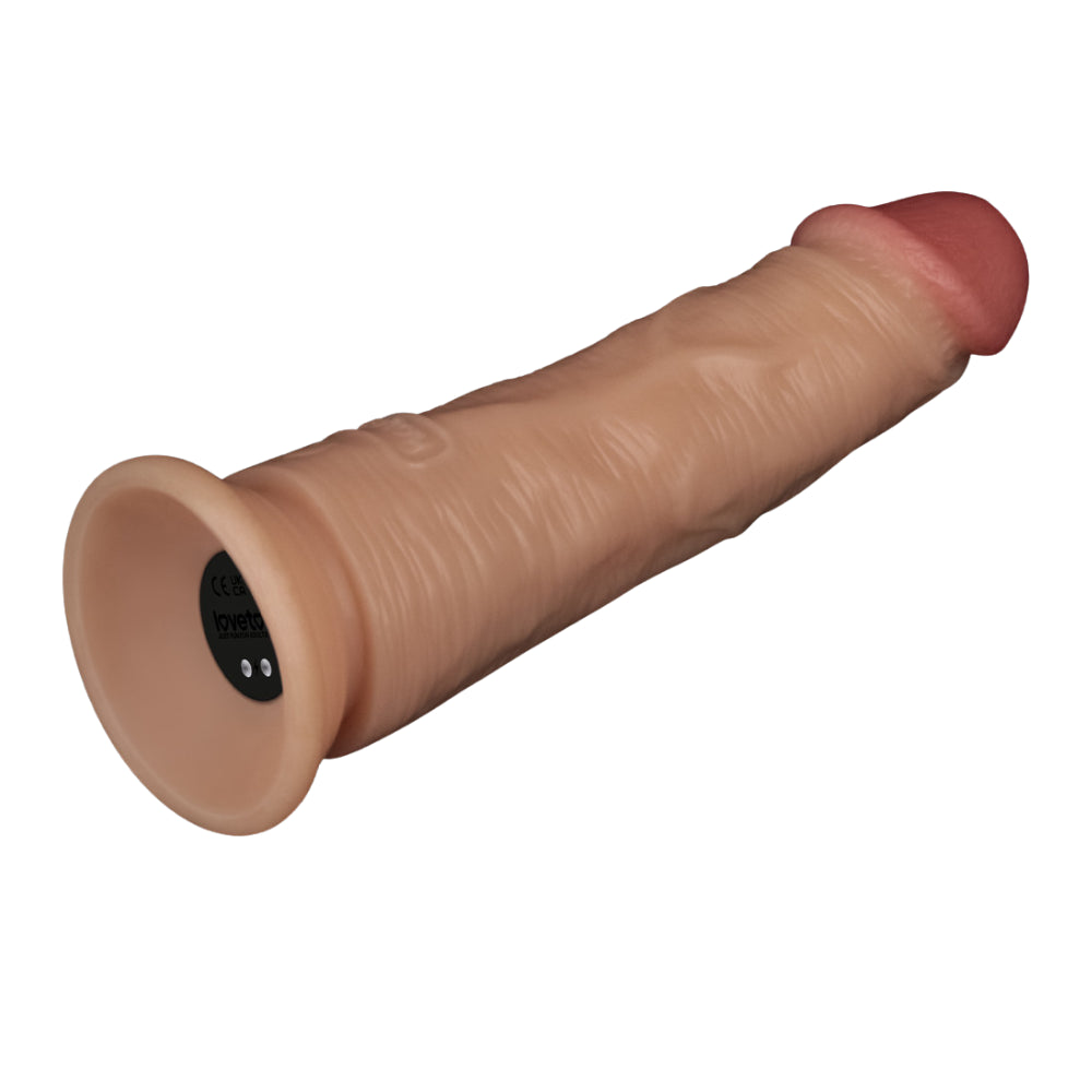7in Vibrating USB Power Basics Cock - Flesh
