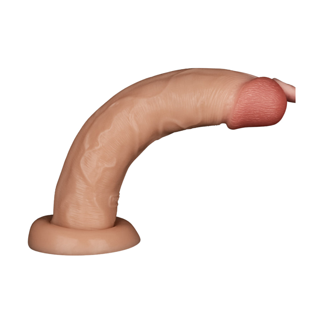 10in Vibrating USB Power Basics Cock - Flesh